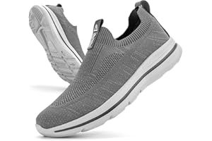 ODCKOI Chaussures de Course Homme Slip on Baskets Running Gym Fitness Légères Sneakers Marche Casual Tennis Respirante Sport Chaussures