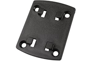 EVERSHOP KRS - AP6 - Adapterplatte männlich 4-Krallen-Rastersystem-Adapter Schraubadapter HR 1642 für Herbert Richter Halter Fuer 4-Loch Schalen