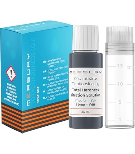 OHREN Wasserhärte Teststreifen 50 Stück - Schnelltest Für Haushalt & Aquarium