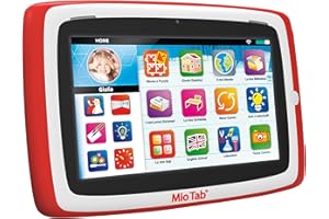 LISCIANIGIOCHI Lisciani Giochi-Mio Tab 7'' Evolution 2022, Niños 6-12 Años, Memoria 16 GB, Autonomía, Capacidad sensorial, coordinación Ojo-Mano, Multicolor, 97005