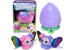 HATCHIMALS BLOOMABLES - Puppyfly Peluche Interactivo Sorpresa con Transformación Mágica Repetible y más de 100 Sonidos - 6073019 - Mascota Interactiva - Juguetes Niñas 5 Años + Regalo Niña 5 Años +