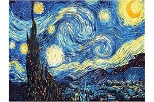 YSCOLOR Diamond Painting Nouveau DIY 5D Complet Diamant Peinture Broderie Van Gogh Nuit Étoilée Point De Croix Kits Abstrait Peinture À l'huile Résine Artisanat Décor À La Maison 30X40Cm