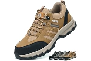 KTDYG Steel Toe Cap Trainers Men Women Safety Trainers Lightweight Comfortable Safety Shoes Breathable Non Slip Work Trainers