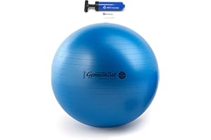 ‎ATC HANDELS GMBH Original Pezzi Gymnastikball Maxafe Ø 42, 53, 65 & 75cm in Allen Farben inkl. ATC Ballpumpe - bis 400 kg belastbar - Fitness, Reha, Therapie, Gymnastik und als Sitzball fürs Büro, 65cm