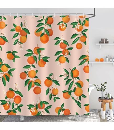 Douchegordijn (200 cm) Vagabonde Groen - Badkamer decoratie