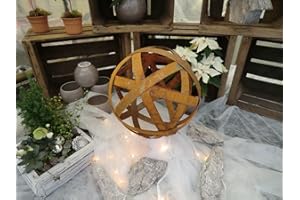 TERRACOTTA-TOEPFE-DE RUSTIQUE DÉCO BOULE DE JARDIN BOULE DÉCORATIVE ROUILLE NOBLE 40CM