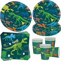 Dino Party Ballon-Set – Mit 5 Folienballons, Ballongas & Schnur, Perfekt Für Kindergeburtstag!