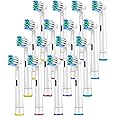 Yanaboo Toothbrush Heads Compatible With Braun Oral B Electric Toothbrushes Precision Clean Replacement Brush Head Fit Professional Care And More Vitality Pro Smart Genius Series (Pack Of 8) 8a White | Buy