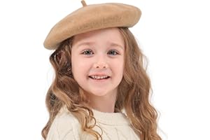 ZLYC Classique Béret Laine pour Filles Garçons Moderne Artiste Français