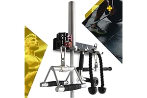 MEOLLO Support mural pour barre de musculation 100 % acier au carbone (5 barres, Musculation)