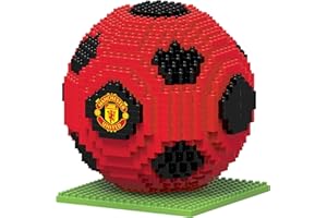 FOCO Offizielles Lizenzprodukt Manchester United FC BRXLZ-Steine 3D-Fußball BAU-Set 12+ YO