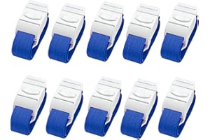 Set di 10 Laccio emostatico prelievo arterioso da Rolseley (BLU)