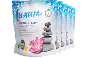 Pack of 5, Luxura Shampoo Cap, Conditioning, No Rinse
