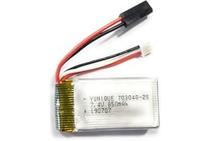 YUNIQUE GREEN-CLEAN-POWER YUNIQUE France 1 Piece Batterie Rechargeable 7.4V 850mAh de Lipo pour 1/16 XLH 9130 9136 9137 Camion Rock Crawler rc 4WD