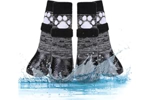 KOOLTAIL Hundesocken, rutschfest, mit Riemen, Traktionskontrolle, wasserdicht, Pfotenschutz, Größe XL, Pfotenbreite: 6,6 cm, Länge: 16 cm