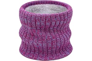 lifwimner Schlauchschal Kinder Winter Loop Schal Halsschlauch Ski Halswärmer Nackenwärmer Kinder Gesichtsschal Winddichte Thermo Fleece Rundschal für Fahrrad Joggen