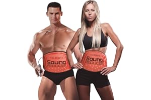 Velform Ceinture réducteur de sauna - Système Réducteur de Graisse Corps Mince Pour la Taille Abdos Estomac Plus Mince Ceintures Gilet Utiliser à la Maison Facile et Rapide