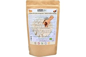 ZEROCAL - DALIA Dalia - Farina Integrale di Avena Bio 500g | Senza Glutine | Fonte di Fibre e Proteine | Origine Italia | Per Dolci, Pane, Porridge e Ricette Fit | Qualità Premium