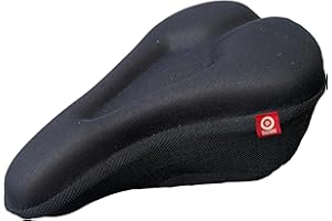 Ducomi Coprisella Bici Gel Morbido – Copri Sellino Bicicletta, Copri Sella Morbido Pedalare senza Dolore, Copertura Antipolvere e Impermeabile per Bici da Strada, Montagna e Urbana