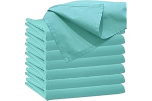 NURTEXTIL24 Glatte Bettlaken ohne Gummizug Bettlaken 140 x 200 cm Türkis Uni Baumwolle Einfache Klassische Hotel Bettücher ohne Spanngummi Laken Leintuch Haushaltstuch Doppelbett Singles Einzelbett