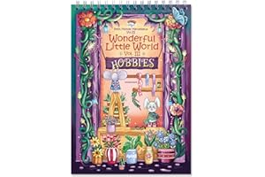 Libro da Colorare per Adulti di Colorya - Album da Colorare per Adulti Wonderful Little World Vol III - Formato A4 - Hobby - Carta Qualità Premium No Sbavature Stampa su Solo Lato