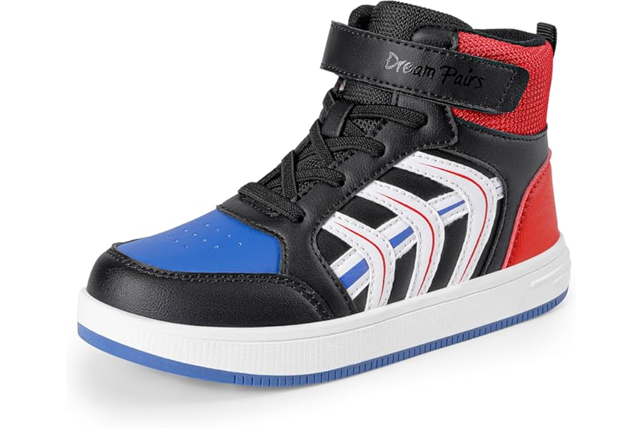 DREAM PAIRS Boys Girls Sneaker High Top Basketball Shoes Kids LilLegends JuniorFly Jumpers Sports Shoes for Athletic School Gym