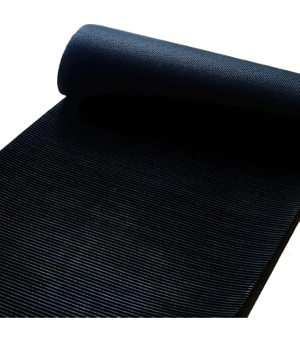Tapis De Lavage D'Or GoldSax En Caoutchouc - Noir, Découpable - Pour Sluice Box Et Construction De Rampe De Lavage DIY