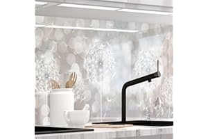 Stickerprofis Küchenrückwand hochglänzend selbstklebend - SOMMERWIND - 1,8mm, Hartkunststoff, alle Untergründe, Spritzschutz, PREMIUM 60 x 220cm