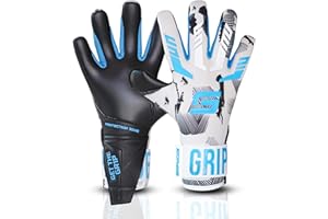 ‎GRIPMODE GRIPMODE Bandit Hybrid Torwarthandschuhe I Torhüter Handschuhe mit Belag aus Griptec® Latex für jedes Wetter I Fußball-Torwarthandschuhe für Kinder, Jugendliche & Erwachsene I Größe 7-11