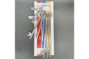 GENERIC Fire Brigade Products Set of 9 Genuine Fire Brigade Keys - Comprises one of Each FBWK-FB11K-FB14K-FB1K-FB2K-FB4K-FB1LK-FB2LK-FB4LK Pack of 1