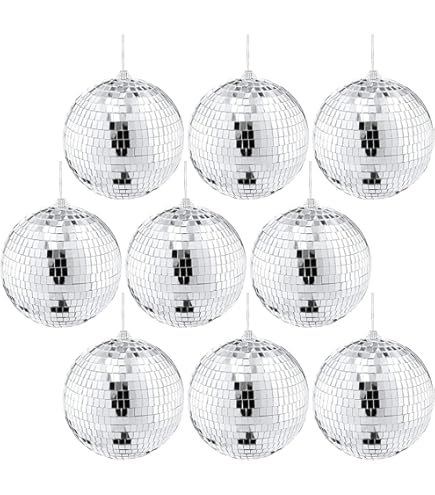 Disco Ball Headboppers Zac's Alter Ego Disco Ball Head Boppers - Pack Of 8 Assorted Colors For Parties Bobble Hat - Foto 6