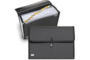 ‎ELBA Elba Dokumentenmappe A4, Fächermappe - Schwarz