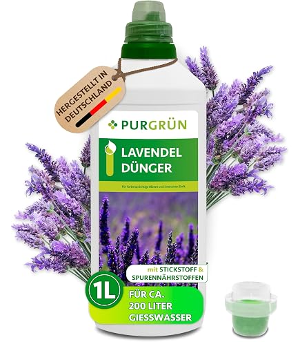 Purgrn Ziergras-Dnger 1 Liter  Frdert schnelles, gesundes Wachstum   Hohe Widerstandskraft dank Kalium  Premium-Dnger mit Spurennhrstoffen   Konzentrat fr bis zu 200 Liter Giewasser : Amazon.de: Garten