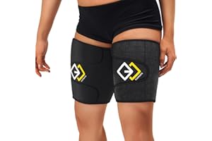 GJELEMENTS Fajas Reductoras Adelgazantes para Muslos - Fajas Sauna de Sudoración de Neopreno - Hombre y Mujer - Para Adelgazar - L