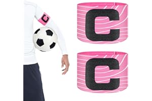 YQQYG 2 PCS Captains Armband Kids, Kids Captain Armband Football, Elasticity Captain's Armbands Adjustable Soccer Captains Armbands Classic Elastic Unisex