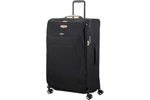 Samsonite Spark SNG ECO - Spinner L, Erweiterbar Koffer, 79 cm, 124/140 L, Schwarz (Eco Black)