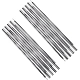 TRIWONDER Tent Poles Replacement Set of 2 Aluminium Alloy Camping Poles Adjustable Tent Support Rod Kit for Hiking Picnic