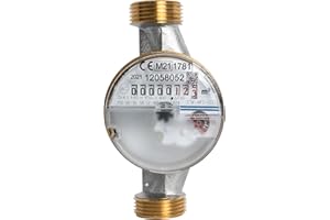 WASSERGERÄTE 1/2" x 110 mm Aufputz - Wasserzähler, kalt