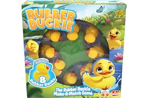 Goliath – Rubber Duckie - Juego de Mesa para Niños Desde 3 Años - 8 Patitos Interactivos - Juego Educativo de Memoria y Observación - Desarrollo y Coordinación - 2 a 4 Jugadores - 15 Min - Regalo