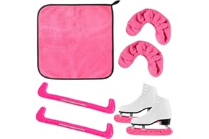 HURODZ Ice Skate Guards Soakers Soakers, Soft Skate Blade Covers Ice Skating Accessories, Ice Skate Blade Covers Figure Skates Accessories for Men Women
