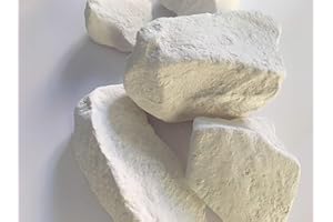 UCLAYS White Mountain edible Chalk chunks (lump) natural for eating (food), 7 oz (210 g)