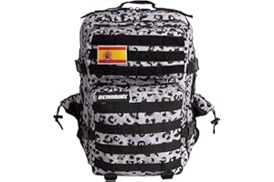 ELITRAINX Plecak 25L Wojskowy Flaga Hiszpania Wodoodporny Sport, Siłownia, Odkryty Oxford 600D by ELITEX TRAINING