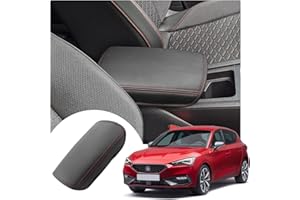 YEE Pin Funda de reposabrazos para Seat Leon 4 MK4 KL1 KL8 2020 2021 2022+ / para Cupra Formentor 2020 2021 2022+, Cubierta para reposabrazos | Resistente a arañazos | Consola Central Decorativa