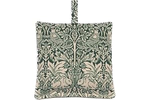 Lavender Sachet – William Morris, French Lavender, Drawer & Wardrobe Freshener, Handmade in UK, 100% Cotton, Gift, Eco-Friendly – Redd & Goud (Brother Rabbit - Green (BR))