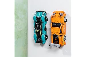 Brickify Soporte de pared compatible con coches Lego Technic | Gancho de montaje en pared para Lego 42161 42151 42138 42153 42123 (2)