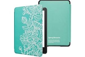 WALNEW Case for 6.8” Kindle Paperwhite 11th Generation (Model No. M2L3EK & M2L4EK), Premium Lightweight PU Leather Cover Protective Case with Auto Sleep/Wake