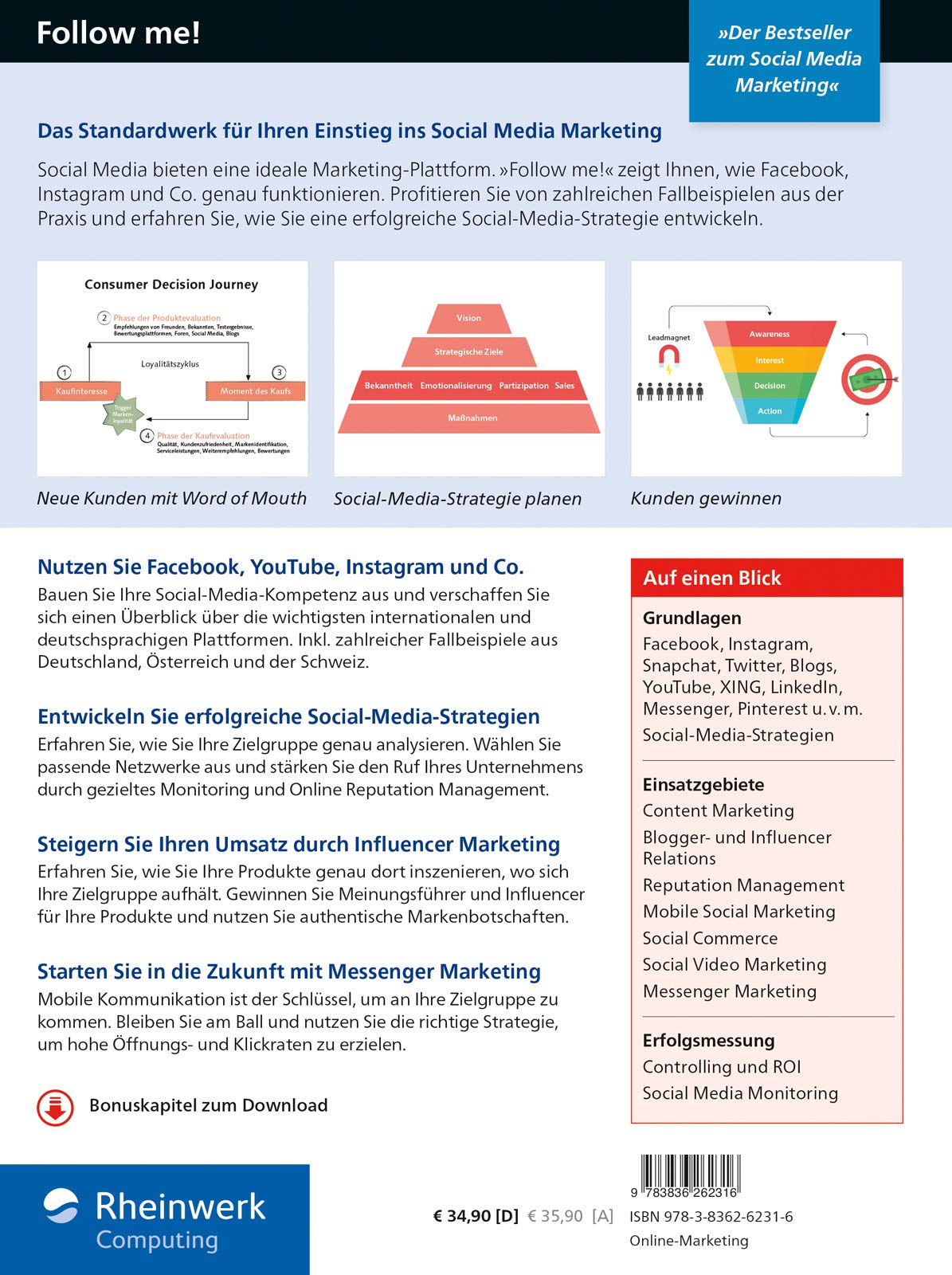 Follow-me-Erfolgreiches-Social-Media-Marketing-mit-Facebook-Instagram-und-Co-Der-Bestseller-in-der-neuen-5-Auflage Follow me!: Erfolgreiches Social Media Marketing mit Facebook, Instagram und Co. Der Bestseller in der neuen 5. Auflage