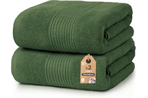 Cloud Pillow set med 2 badhanddukar 70 x 140 cm – badhandduk 100 % bomull – 500 g/m² – mjuk, absorberande och hållbar – Oeko