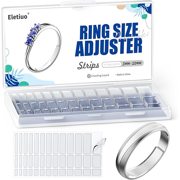 COMVASTARS 32 stuks ringmaatverstellerset, ringversteller, onzichtbare ringverkleiner met afstandhouder en acrylstickers, spiraalvormige ringverkleining met polijstdoek en ringmaat voor losse ringen COMVASTARS 32 stuks ringmaatverstellerset, ringversteller, onzichtbare ringverkleiner met afstandhouder en acrylstickers, spiraalvormige ringverkleining met polijstdoek en ringmaat voor losse ringen