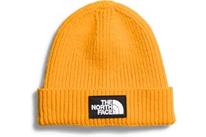 THE NORTH FACE Logo Beanie Hat Summit Gold